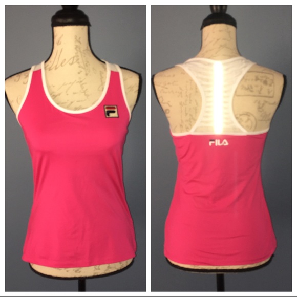 Fila Tops - NWOT Fila Sweetspot Mesh Back Tennis Tank Pink S